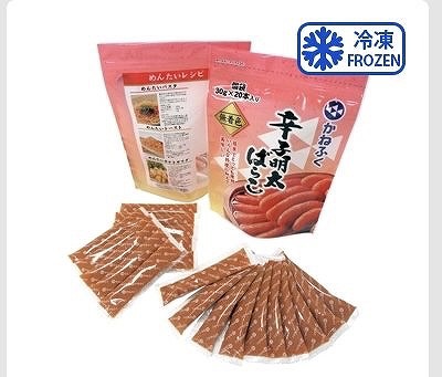 かねふく 無着色 辛子明太ばらこ 30g×20本入