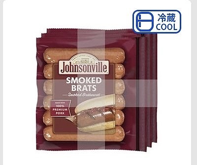 ジョンソンヴィル オリジナルスモーク 396g×3袋