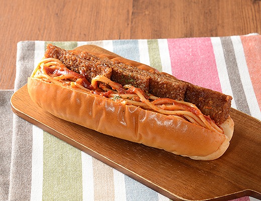 具!パン ナポリタン&ハムカツ