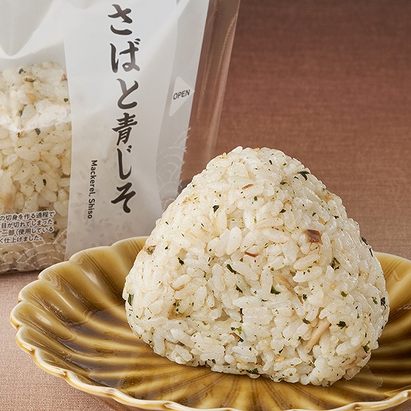 さばと青じそおむすび