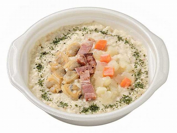 クラムチャウダースープパスタ