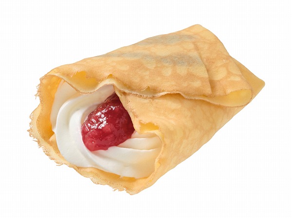 もちもち生地のいちごチョコクレープ