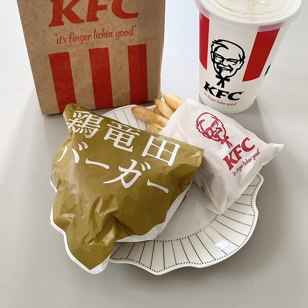 鶏竜田バーガー