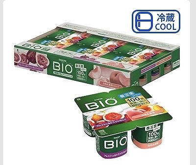 ダノンビオ イチジク&ピーチ 75g×4パック×6個