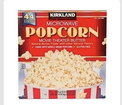 KIRKLAND SIGNATURE 電子レンジ用 ポップコーン 44袋入 4.1kg