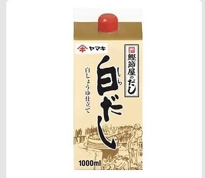ヤマキ 鰹節屋のだし 白だし 1,000ml お吸い物で13倍希釈