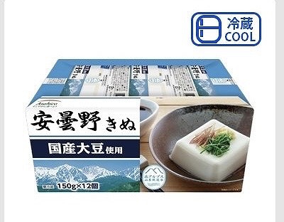 安曇野 きぬ豆腐 150g×2連×6パック