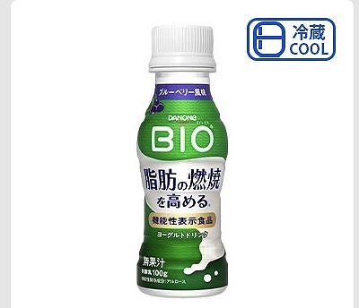 ダノンビオ ヨーグルトドリンク ブルーベリー 100g×12本入
