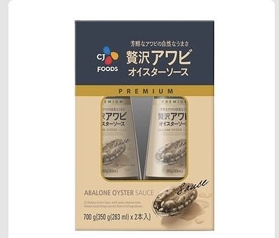 CJ 贅沢アワビ オイスターソース 350g×2本入
