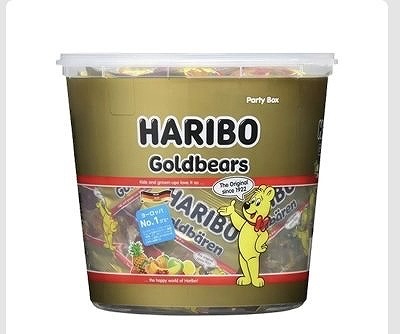 ハリボー　ミニゴールドベアードラム　1,000g