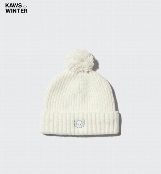 カウズ ウィンター ヒートテックスフレヤーンニットキャップ