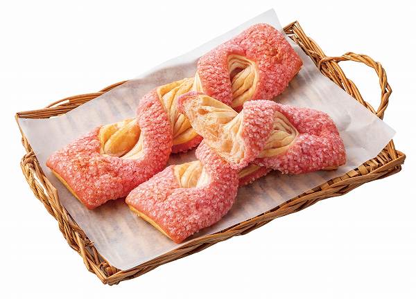 いちごのツイストデニッシュ
