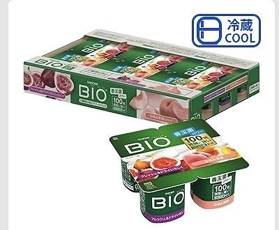 ダノンビオ　イチジク＆ピーチ　75g×4パック×6個