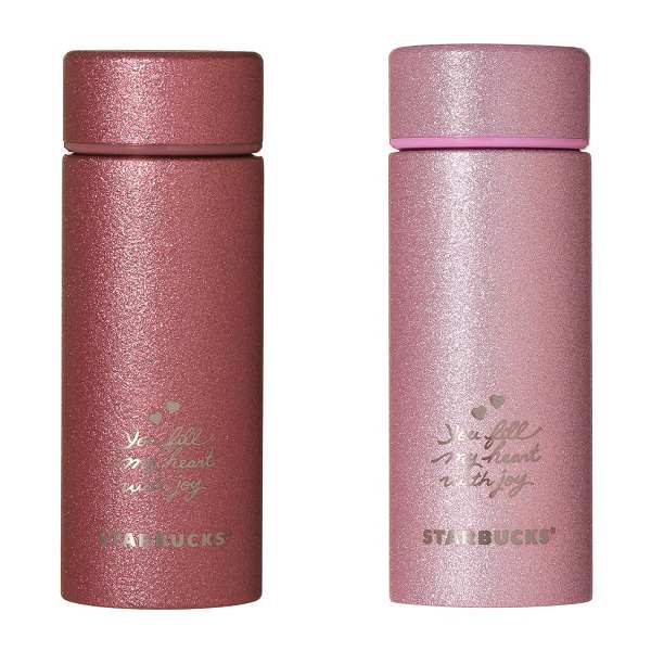 バレンタイン2026ステンレスボトルグリッターレッド355ml/バレンタイン2026ステンレスボトルグリッターピンク355ml
