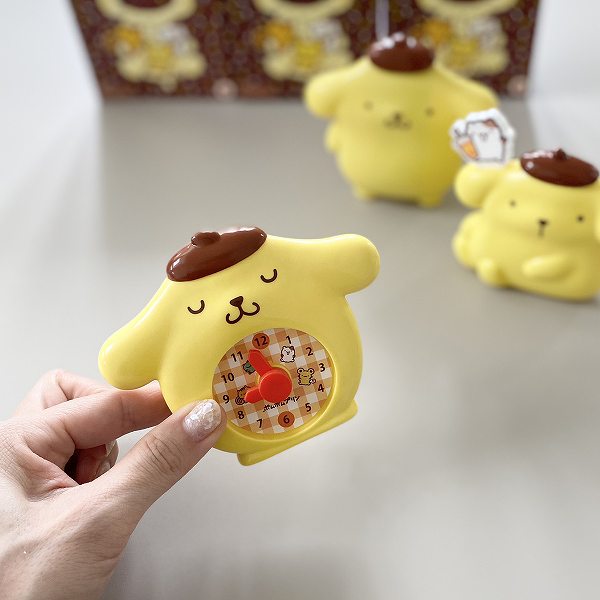 ポムポムプリン とけい型メモスタンド