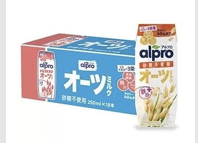 アルプロ オーツミルク 砂糖不使用 250ml✕18本