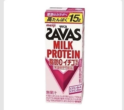 SAVAS ミルクプロテイン　イチゴ風味　200ml✕24本