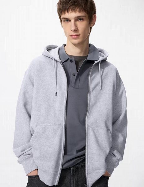 スウェットフルジップパーカ