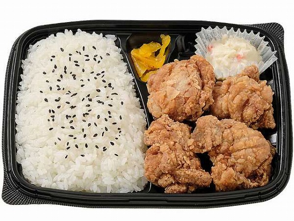 若鶏のにんにく醤油唐揚げ弁当
