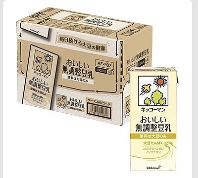 キッコーマン 無調整豆乳 1,000ml×6本