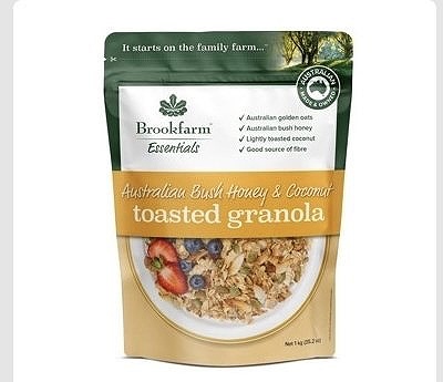 Brookfarm ブッシュハニー＆ココナッツ　グラノーラ　1kg