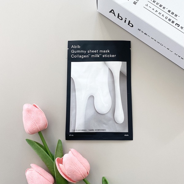ガムシートマスクパック コラーゲン ミルク ステッカー 1枚