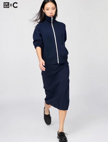 ウォッシャブルミラノリブスカート