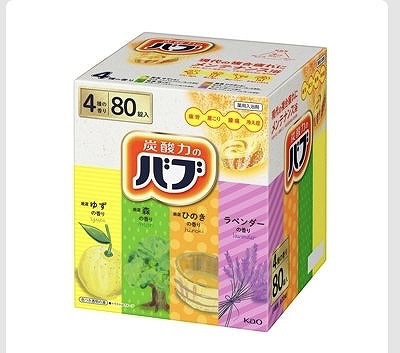 炭酸力のバブ　薬用入浴剤　4種の香り×20錠
