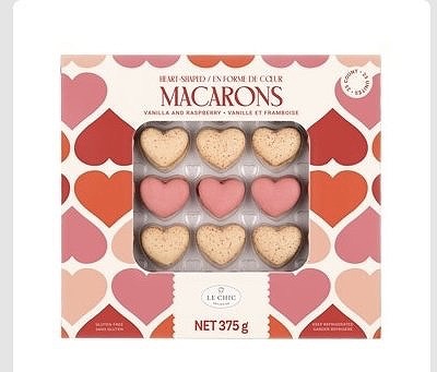 LE CHIC ハート型 マカロン　バニラ・ラズベリー　375g