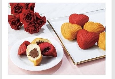 ハートマドレーヌ　アソート　ヘーゼルナッツクリーム・ラズベリー　各6個入