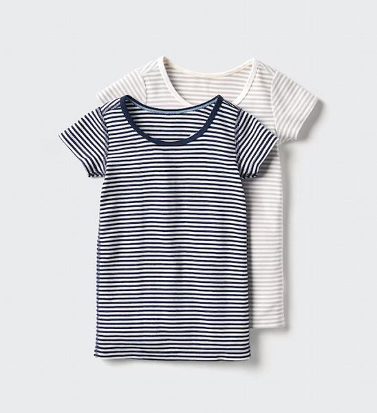 コットンフライスインナーT/2枚組