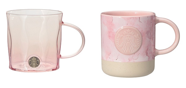 SAKURA2026耐熱グラスマグメダルピンクグラデーション355ml/SAKURA2026マグマーブル355ml