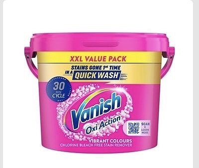 Vanish 衣料用漂白剤・シミ抜きパウダー 2.4kg 色落ち防止・消臭