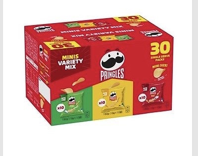 プリングルズ　ミニチップス　バラエティミックス570g（19g×30袋）