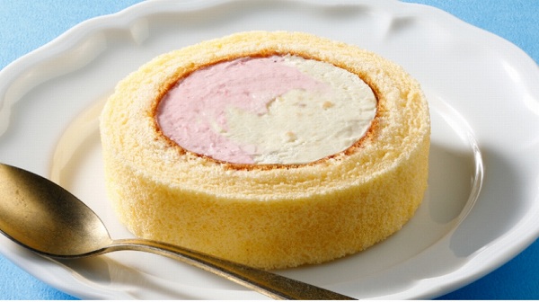 【東北エリア】Uchi Café×JAL ババヘラ風プレミアムロールケーキ(苺×バナナ)