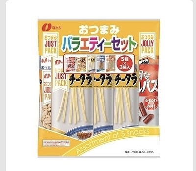 なとり おつまみ バラエティーセット 5種×3袋