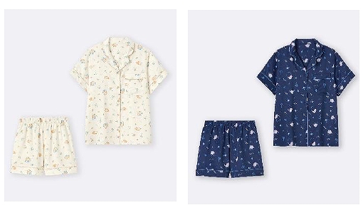 サテンパジャマ(半袖&ショートパンツ) Kirby