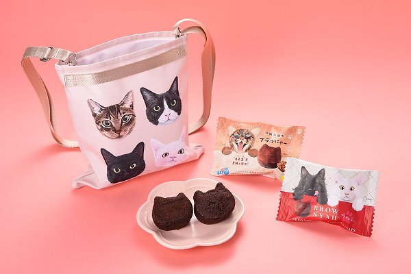 Coonyねこねこサコッシュ&ブラウニーセット