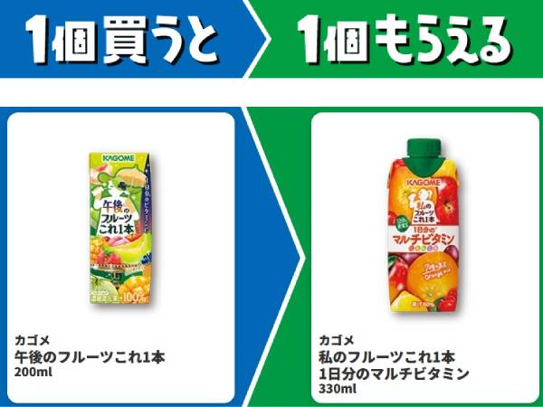カゴメ　午後のフルーツこれ1本　200ml