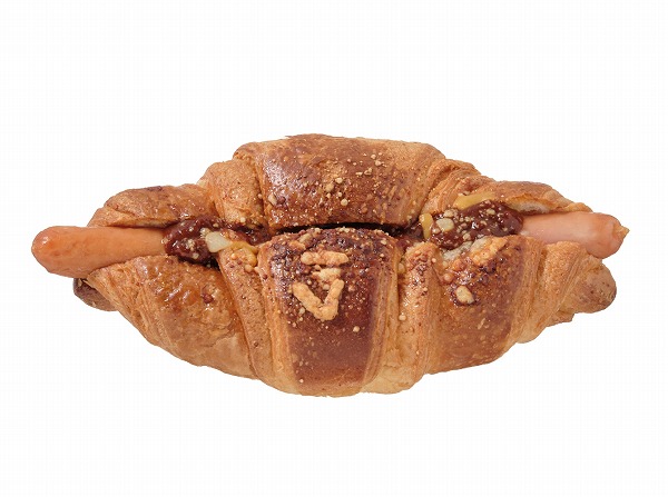 クロワッサン ソーセージミートソース