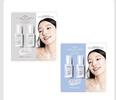 VDL　トーン　ステインカラー　コレクティング　プライマー　30ml×2本　クリア/ペールブルー