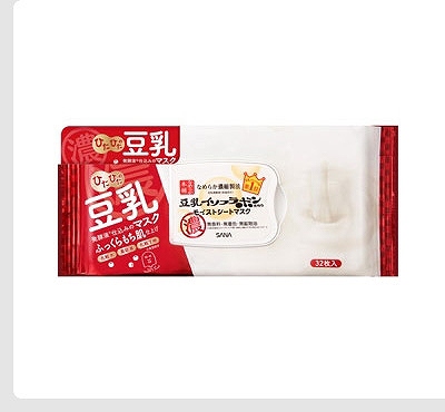 豆乳イソフラボン　モイストシートマスク　32枚×2個