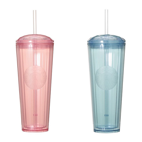 コールドカップタンブラーグリッターブルー710ml