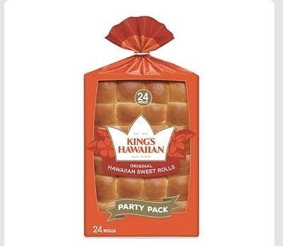 KING'S HAWAIIAN ハワイアンスイートロール　24個