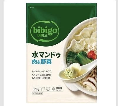 CJ bibigo　水マンドゥ肉＆野菜　1.1kg