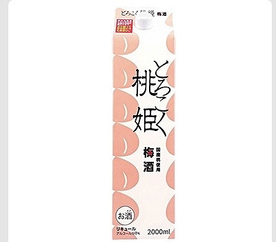 桃姫　とろこく桃たっぷり梅酒　2L