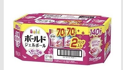 ボールド ジェルボールプロ 4Dプロ プレミアムブロッサム 70個×2個