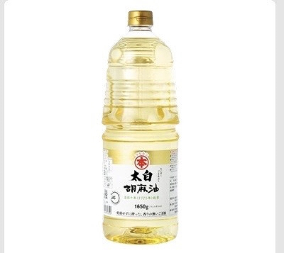 竹本油脂　太白胡麻油　1,650g