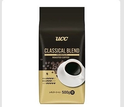 UCC　クラシカルブレンド豆　500g