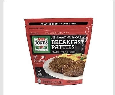 JONES　ブレックファスト　ポークパティ　1.13kg